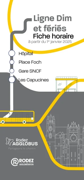 Agglobus Fiche Horaire Ligne Dim & Férié