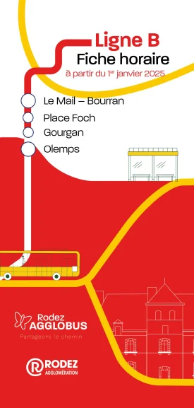 Agglobus Fiche Horaire Ligne B